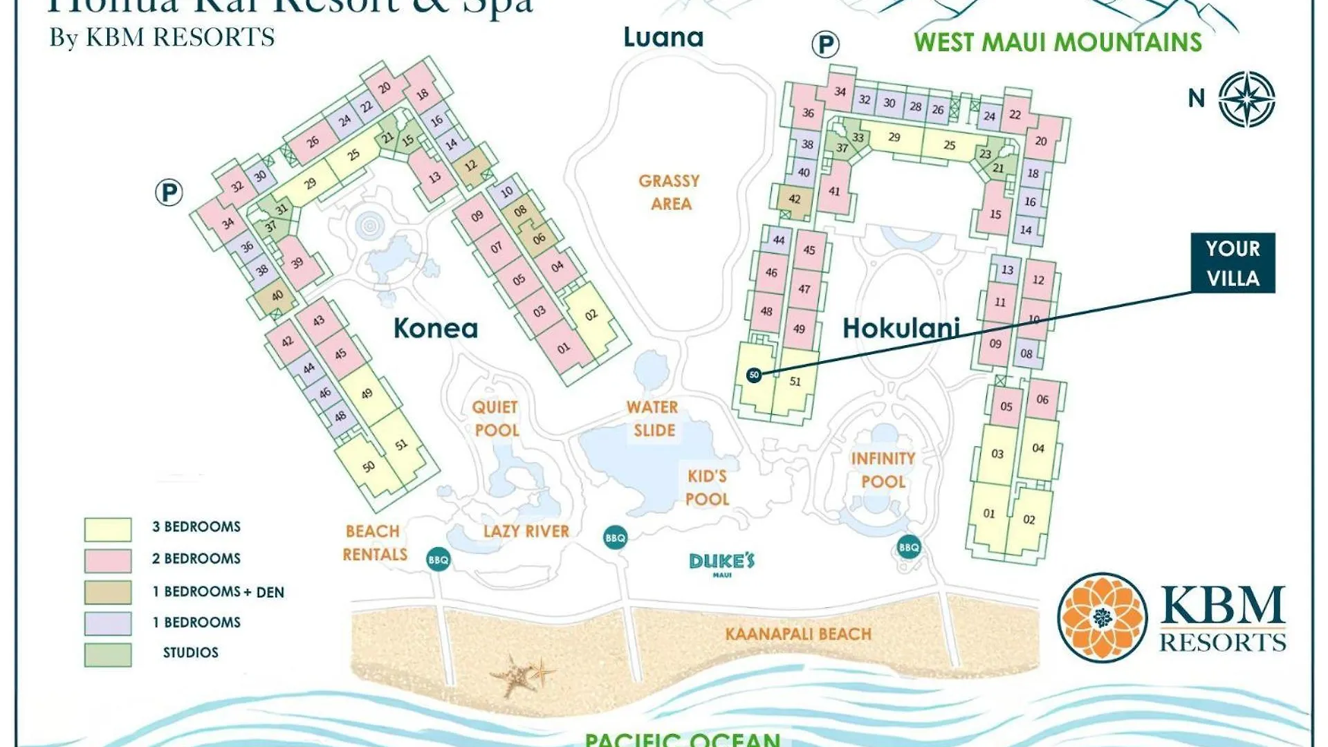 Appartement Kbm Resorts Spacious 5-Bedroom Honua Kai Collection Multi Unit Listing Same Floor Ocean Views 2 Free Rental Cars Hkh-54550 Kaanapali États-Unis